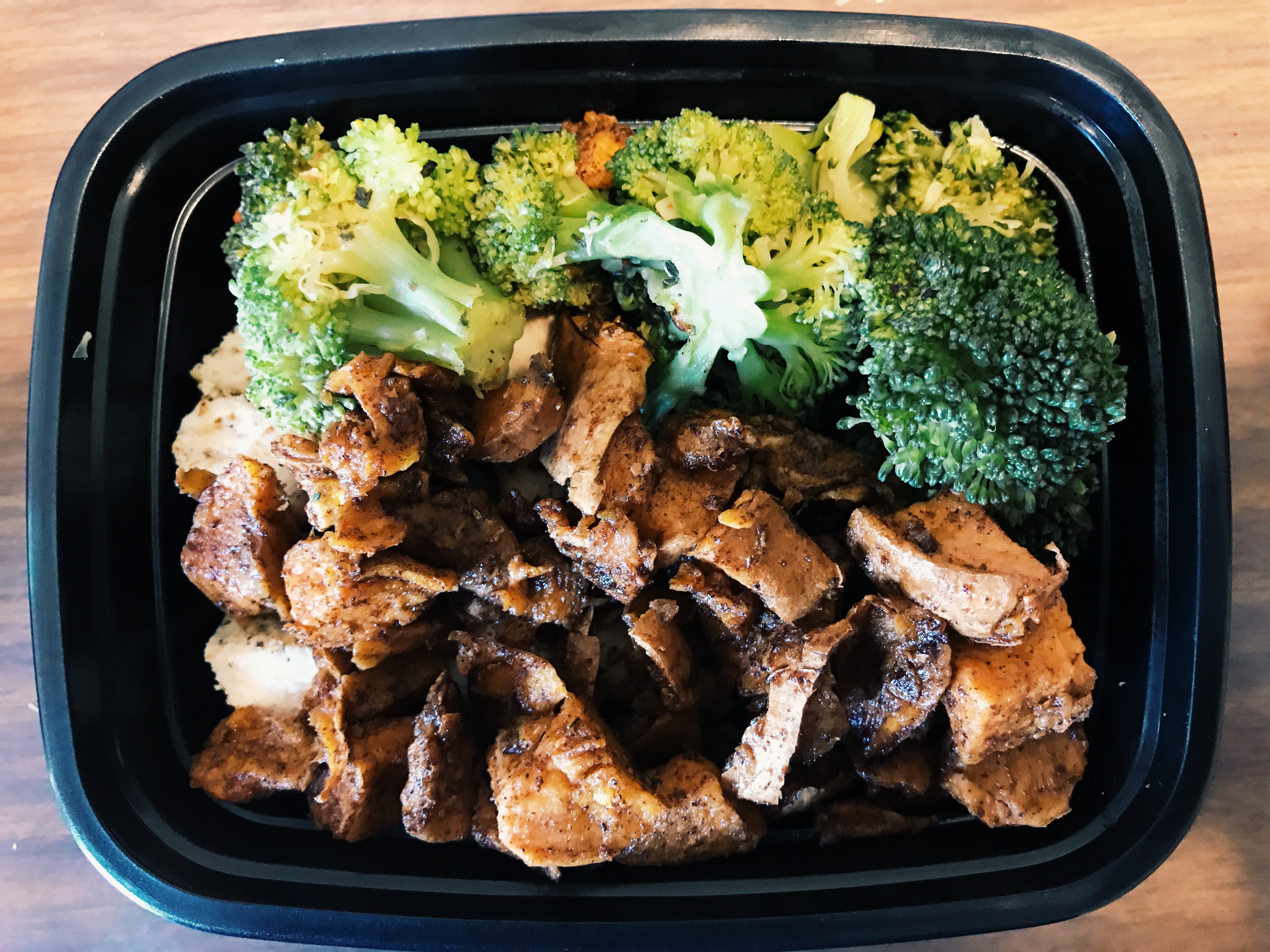 Lemon Pepper Chicken with Broccoli and Sweet Potatoes