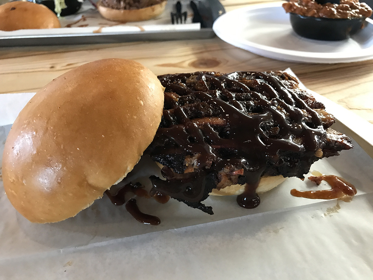 Chopped Brisket at Burn Co Jenks