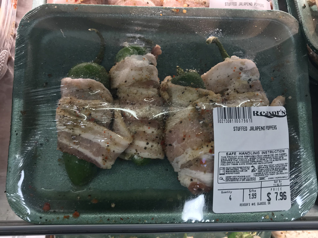 Stuffed Jalapeno Poppers at Reasor's in Tulsa