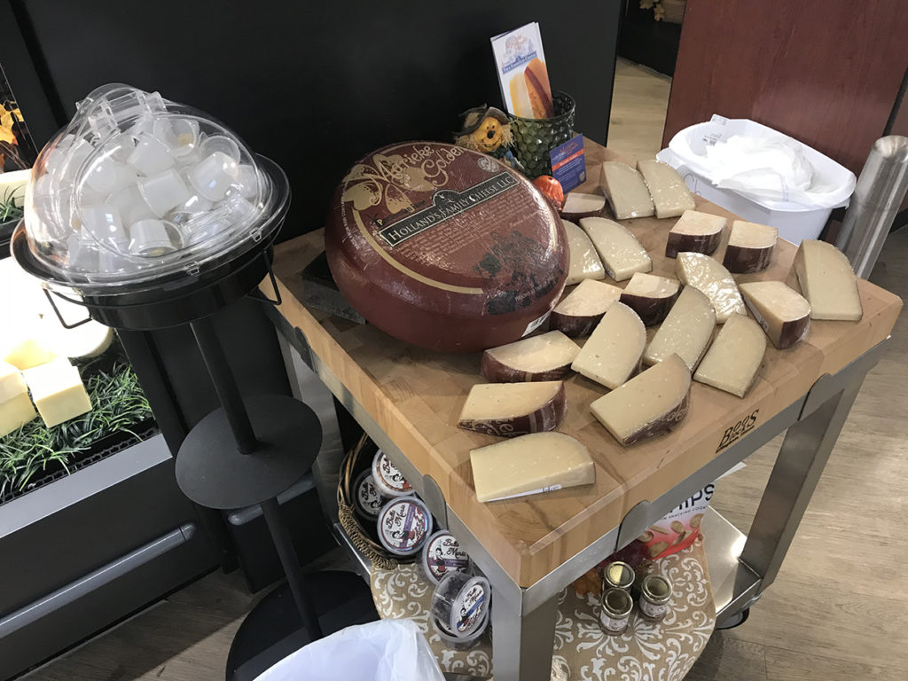 Cheese Samples at Reasor's in Tulsa
