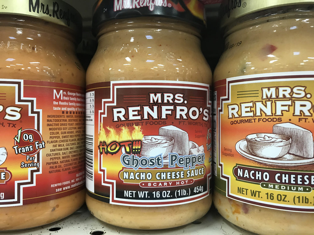 Mrs. Renfro's Ghost Pepper Nacho Cheese Sauce at Reasor's in Tulsa