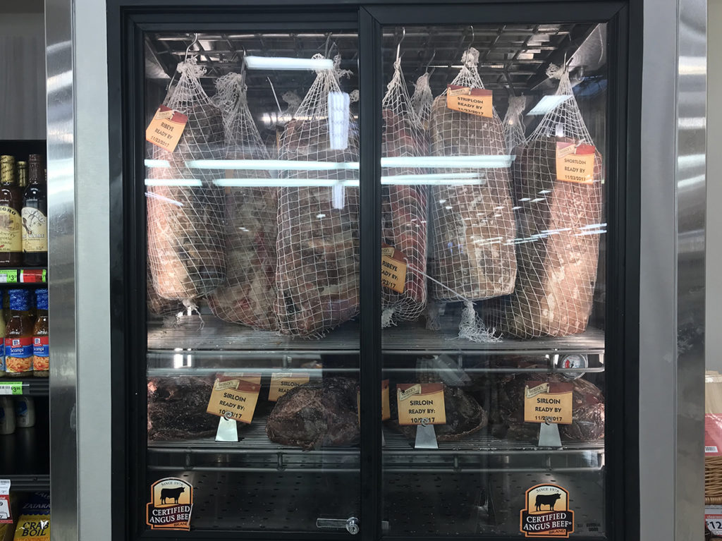 Dry Aged Beef Locker at Reasor's in Tulsa