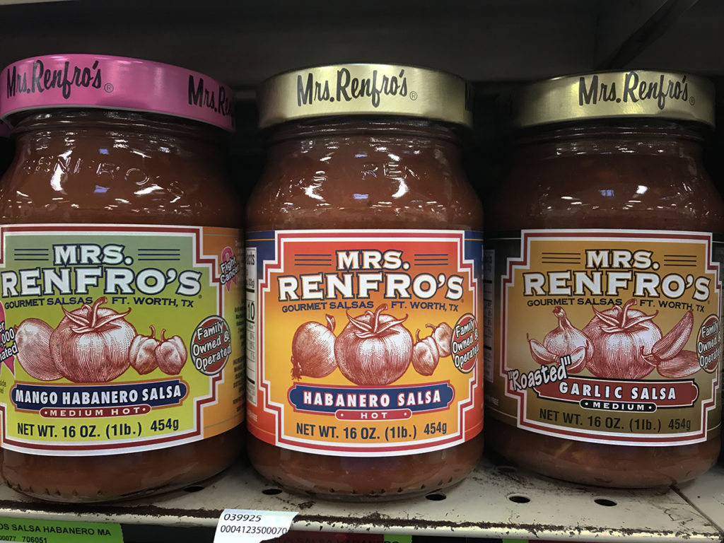 Mrs. Renfro's Habanero Salsa at Reasor's in Tulsa