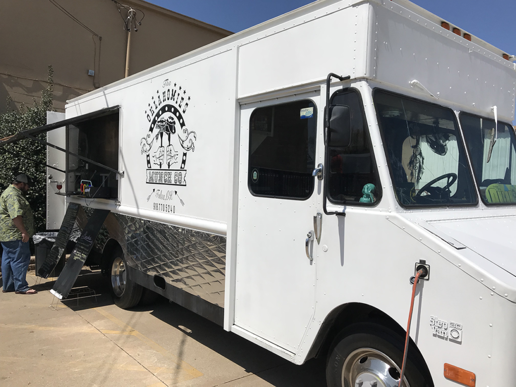 Oklahomie's Munch Co. Food Truck at Marshall Brewing